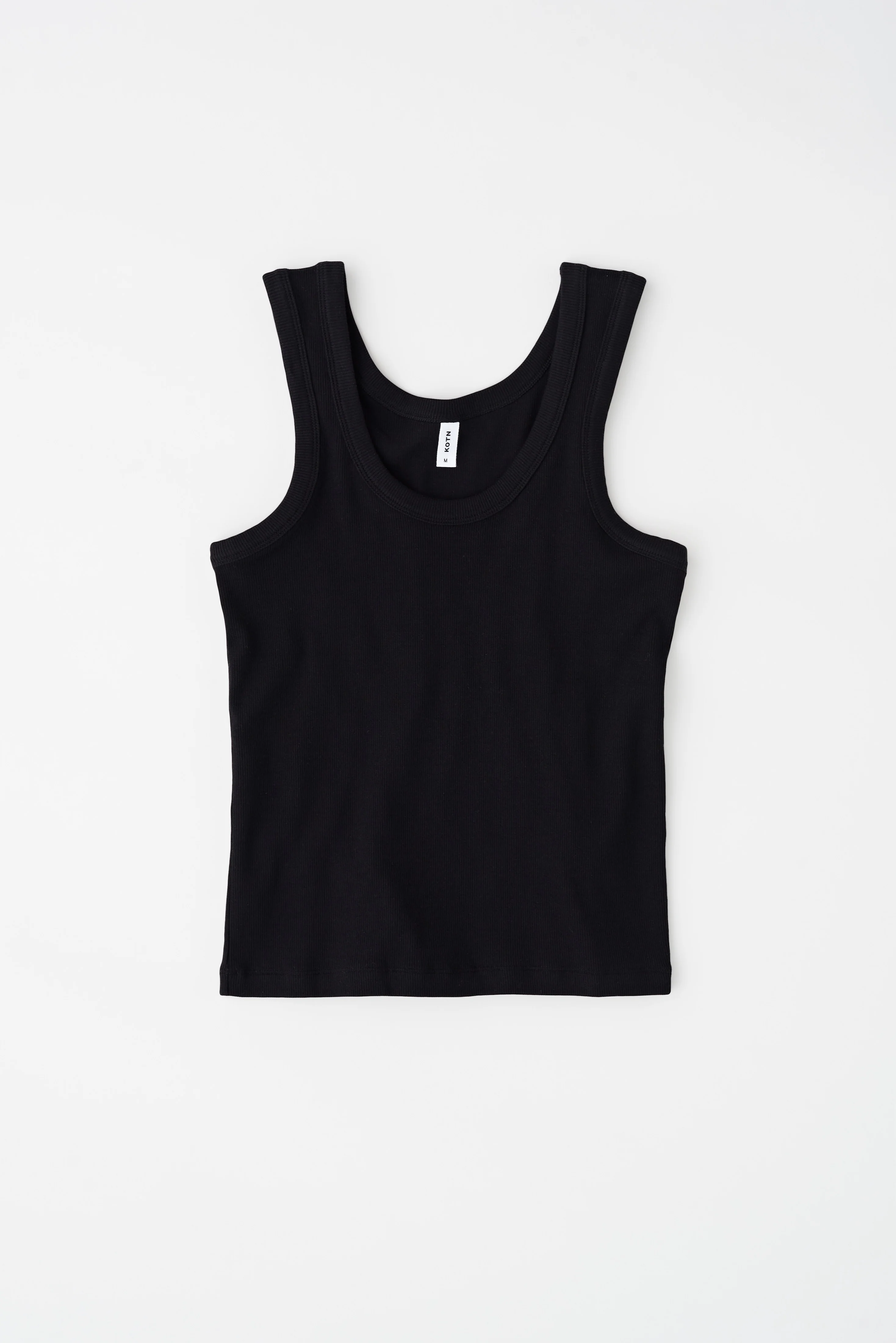 Women's Set Tank in Black - Image 7