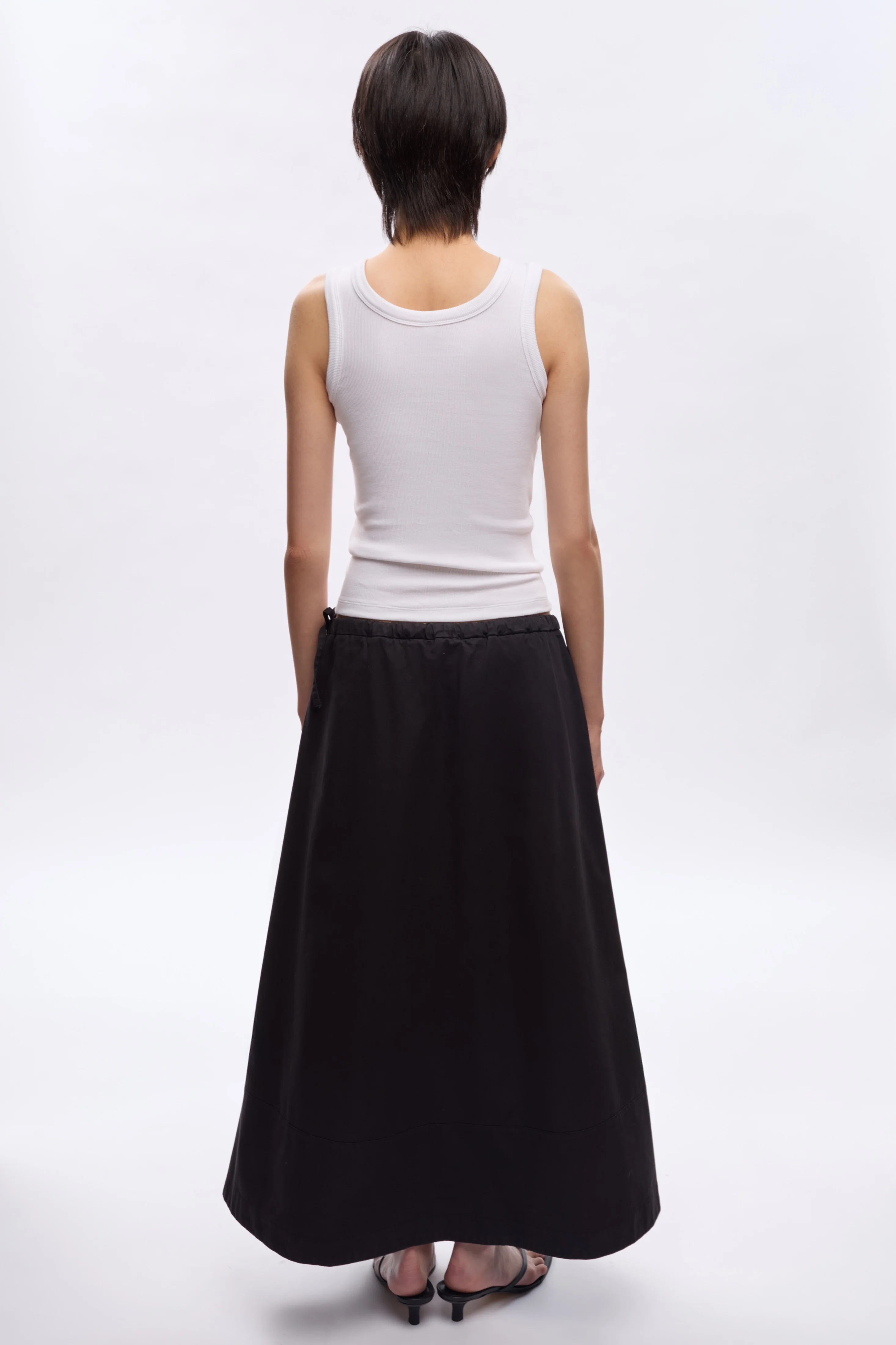 Women's Set Tank in White - Image 6