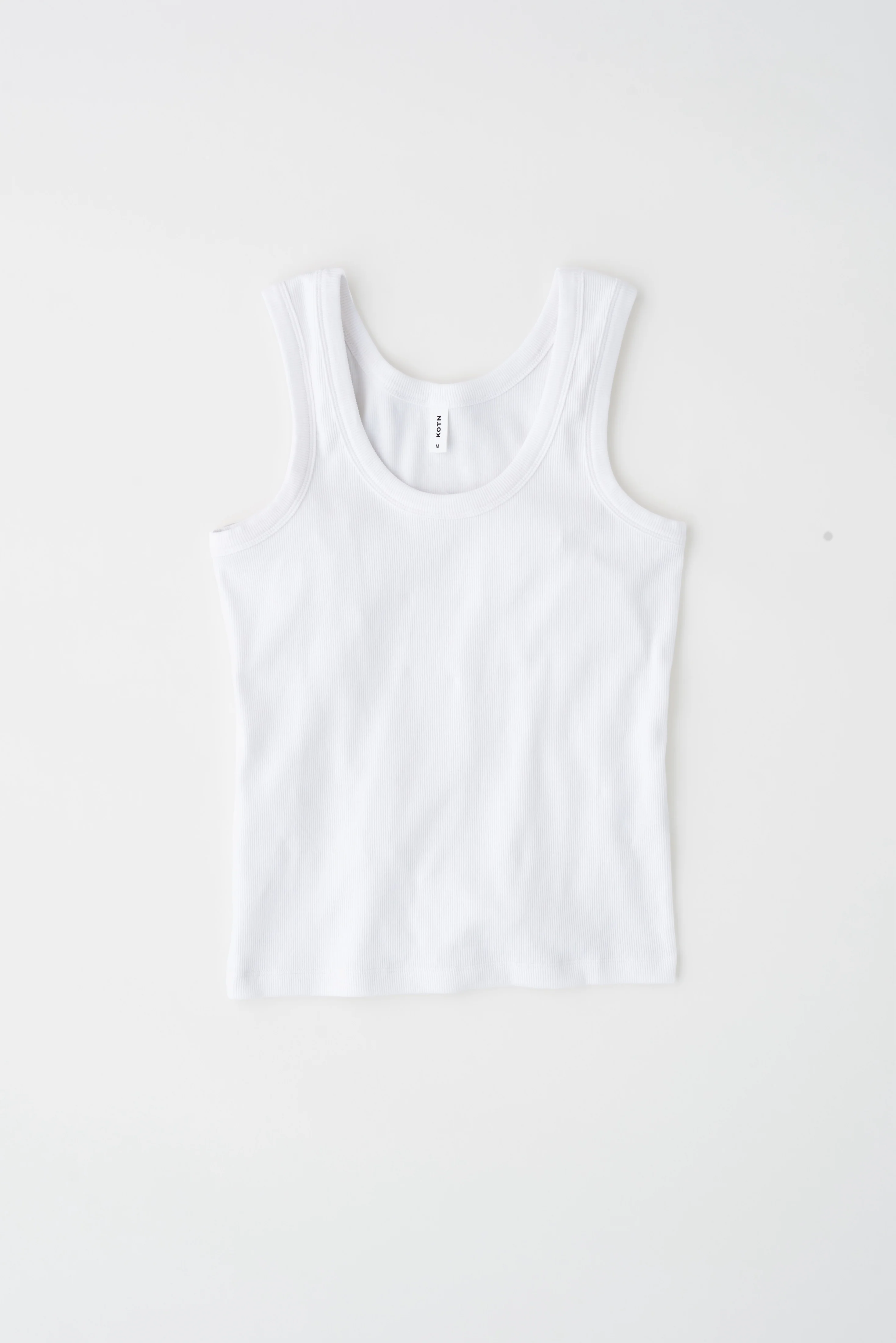 Women's Set Tank in White - Image 7