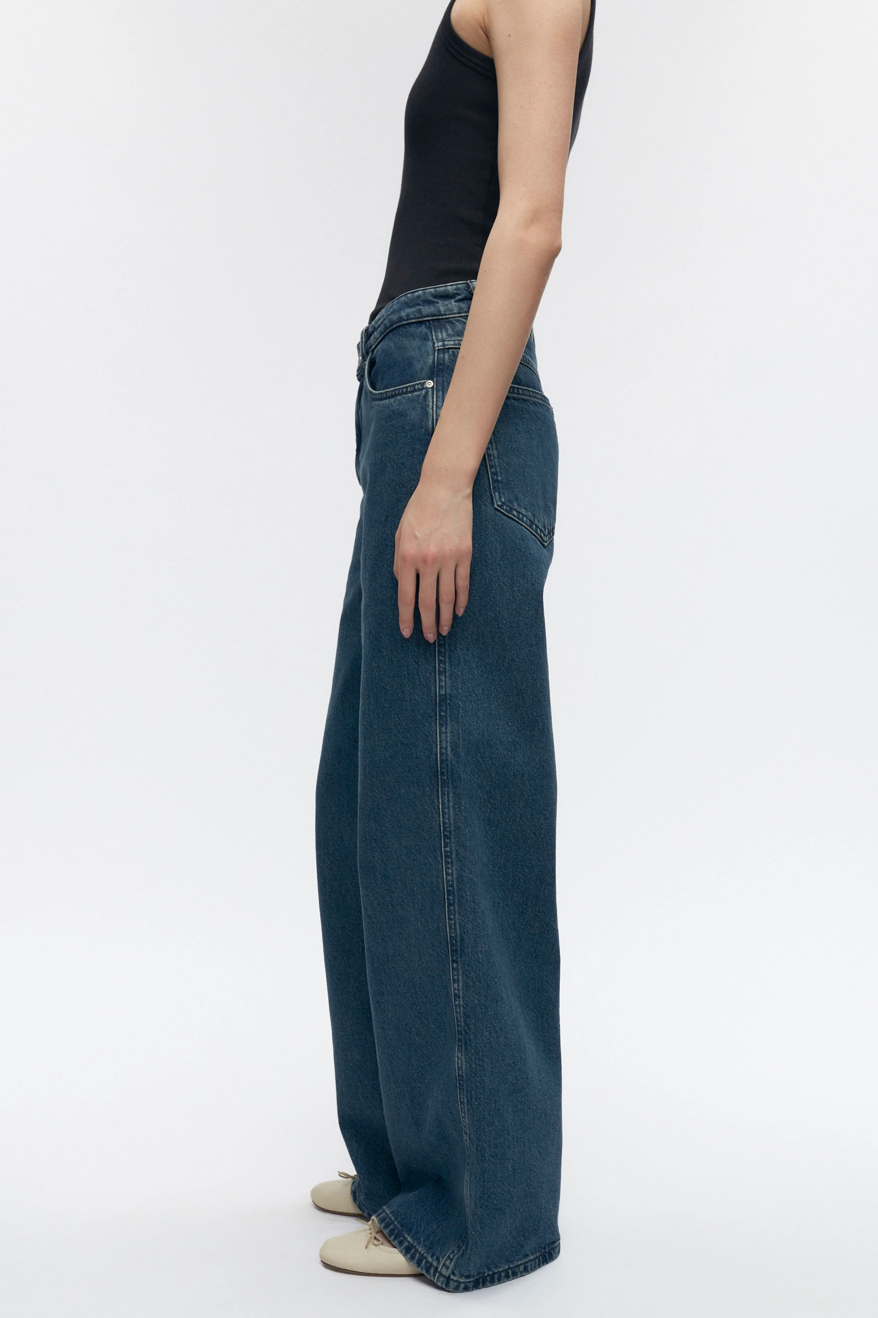 Women's Sinai Denim in Mid Wash - Image 3