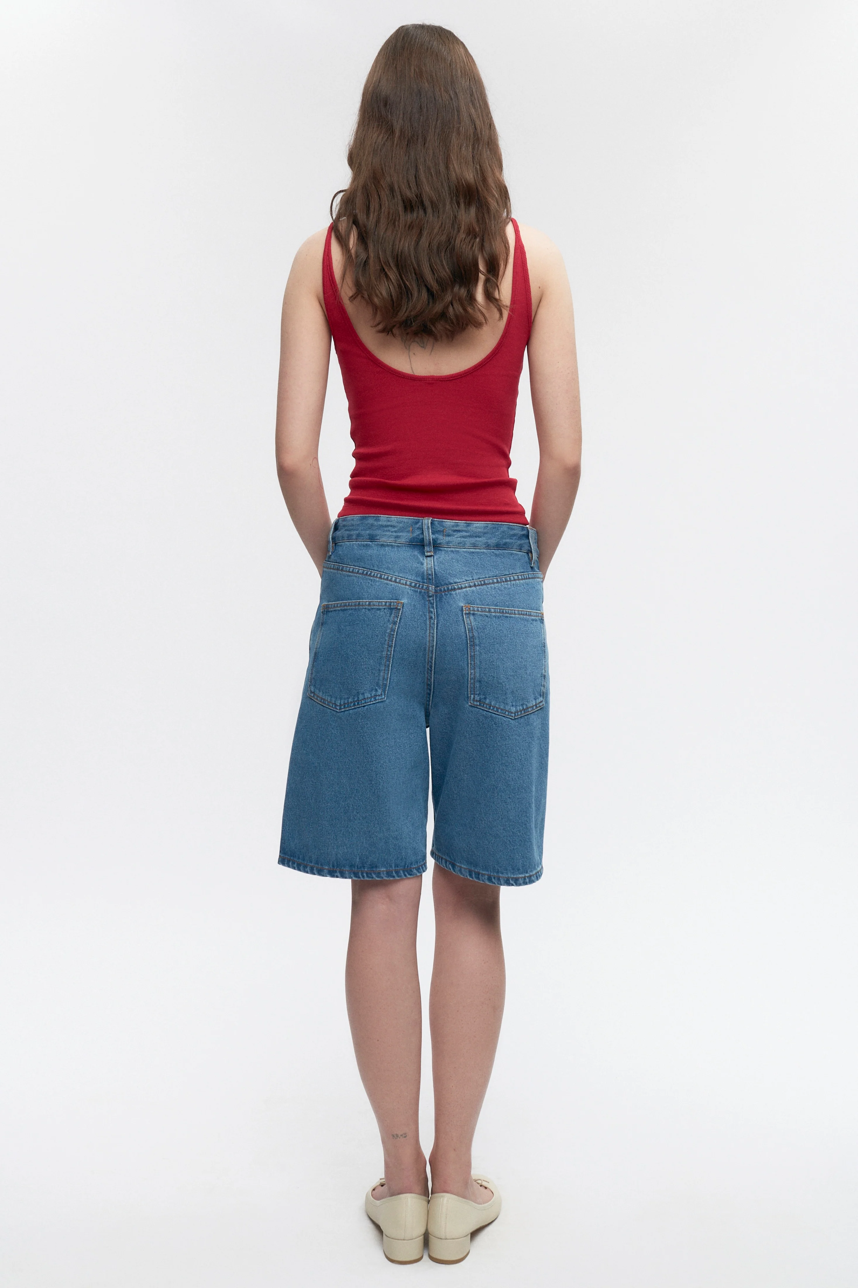 Women's Siwa Tank in Jester Red - Image 6