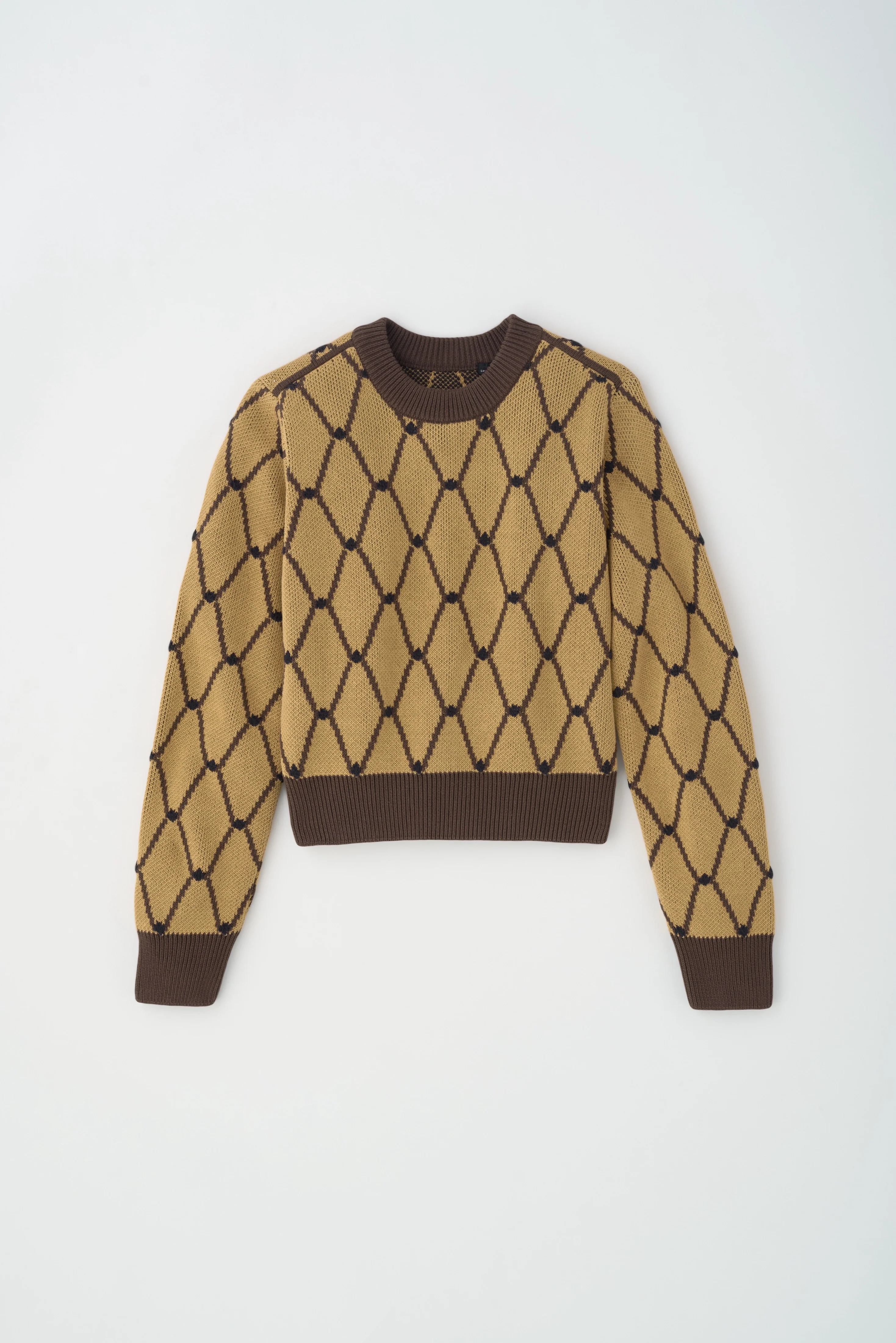 Women's Soad Sweater in Camel/Carafe/Black - Image 5