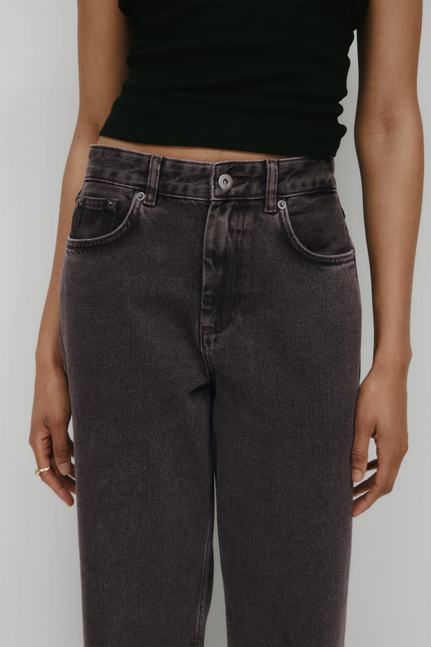 Women's Taba Denim in Brown Wash - Image 5
