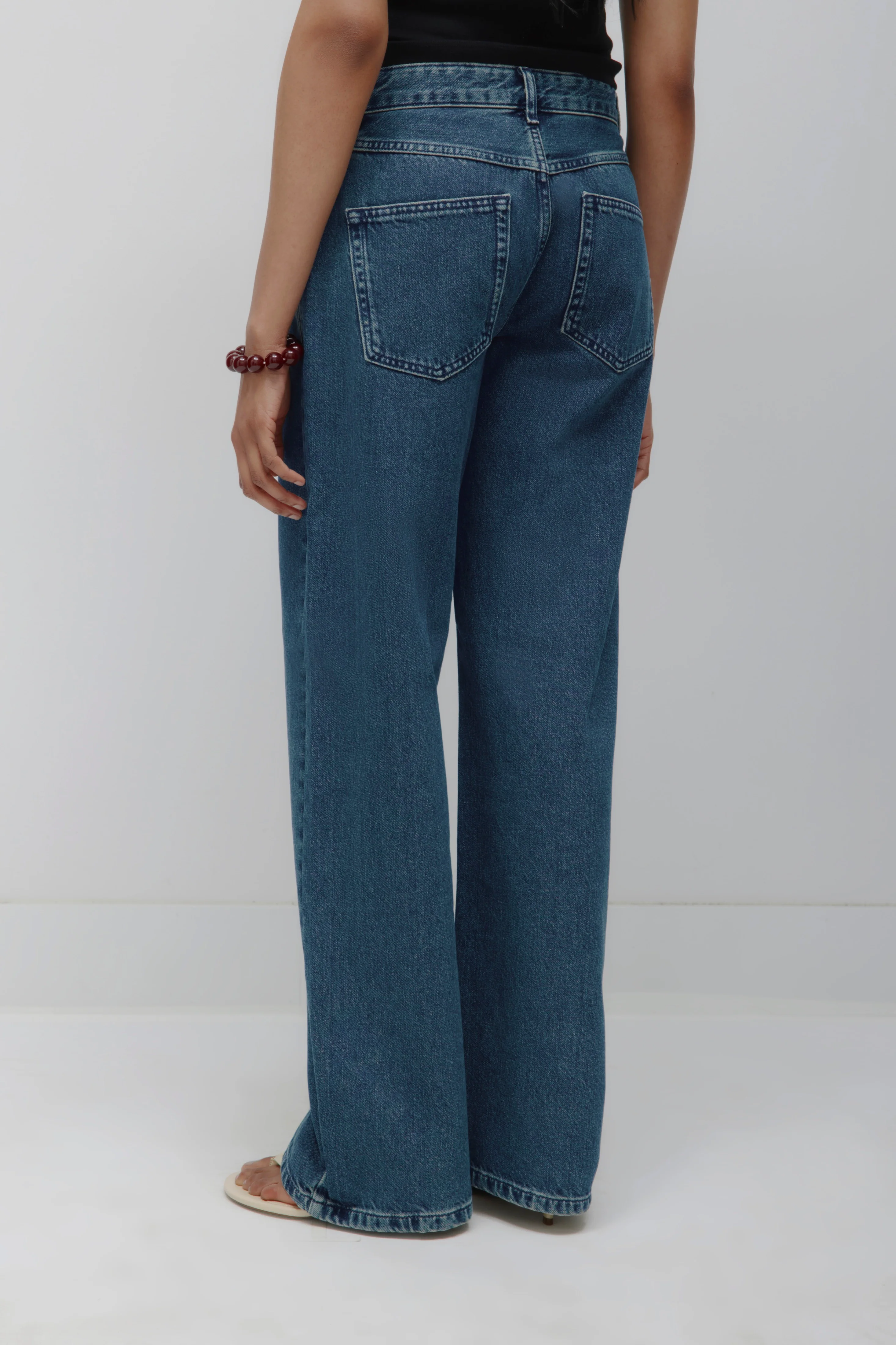 Women's Taba Denim in Mid Wash - Image 4