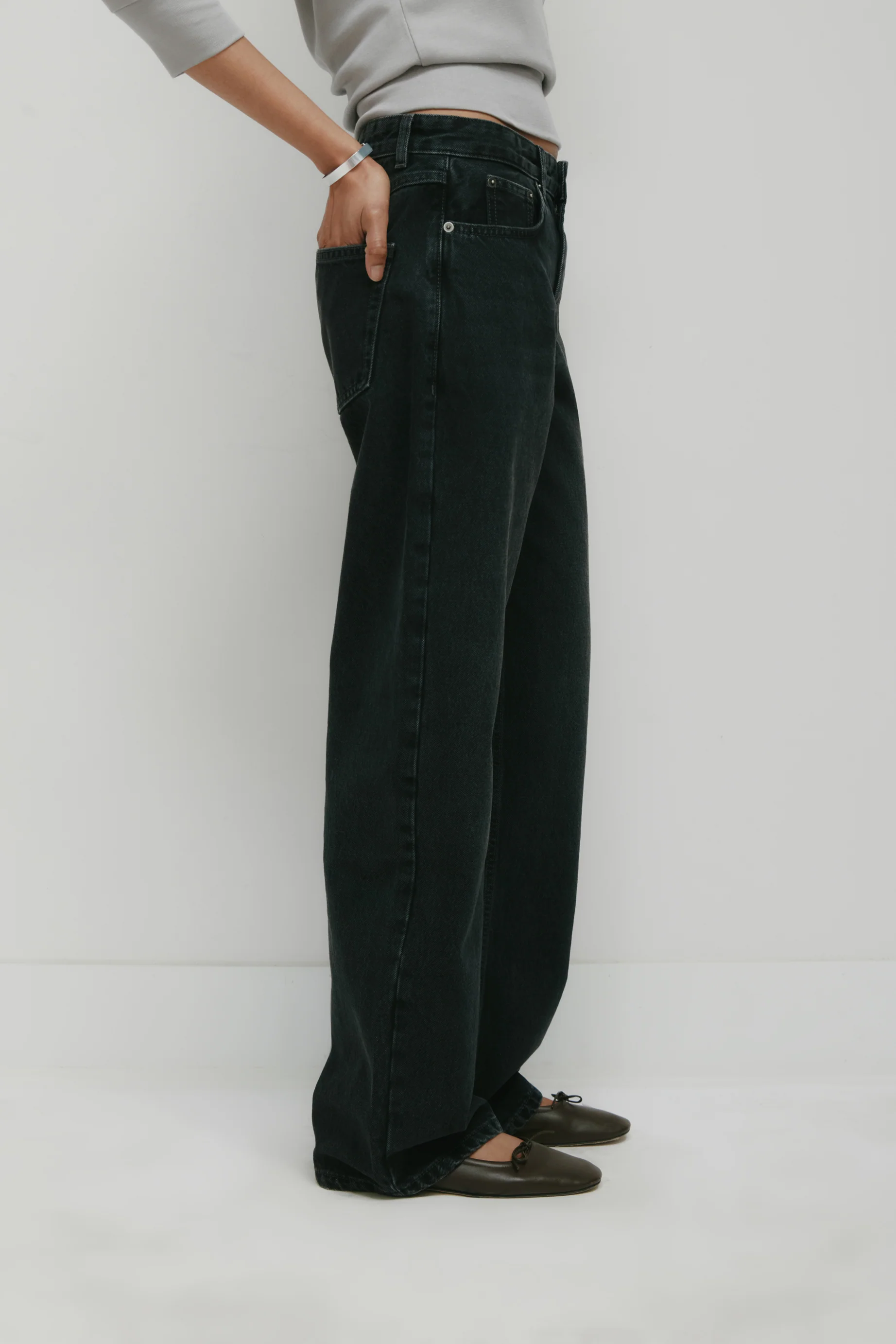 Women's Taba Denim in Vintage Grey - Image 4