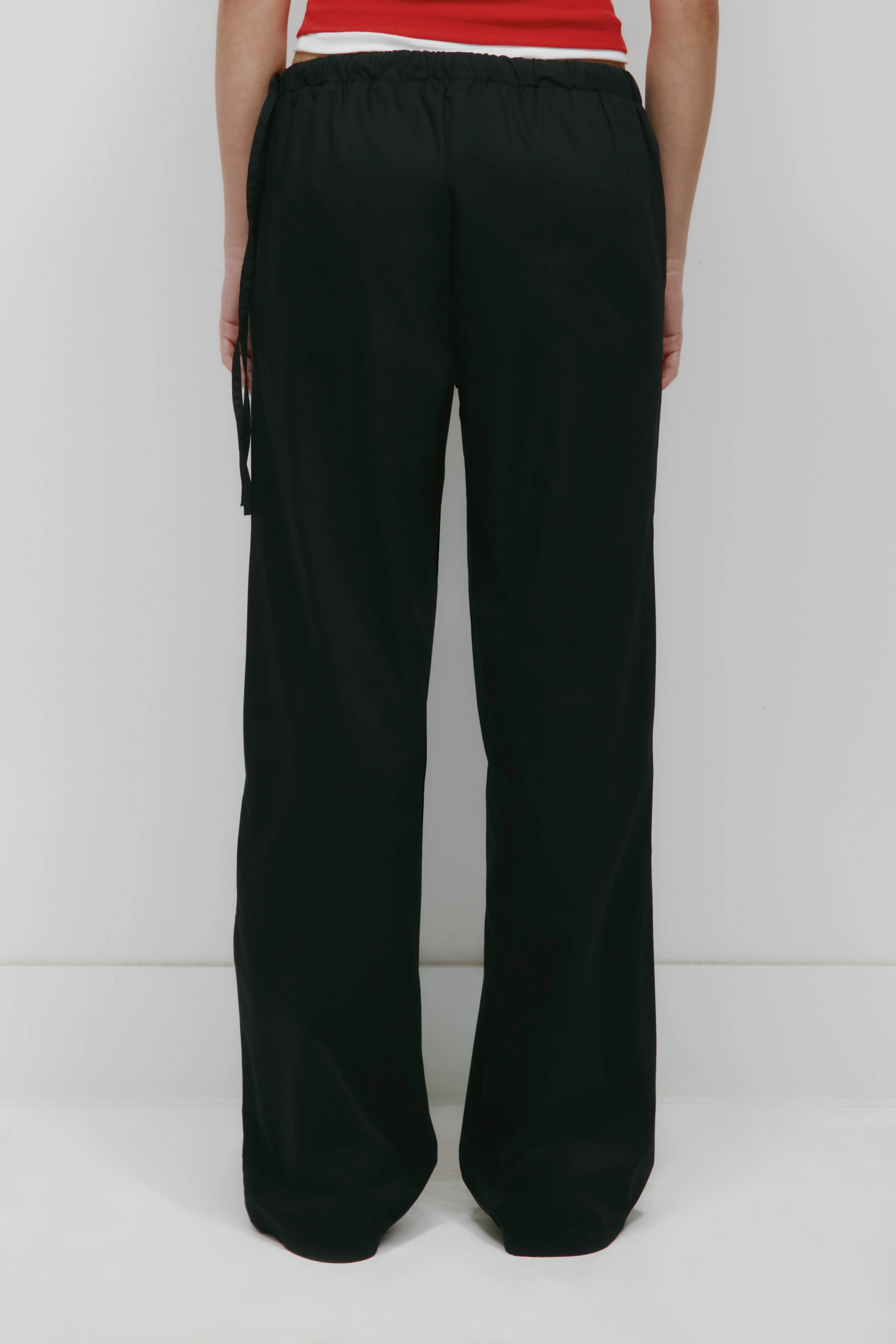 Women's Tara Poplin Pant in Black - Image 5