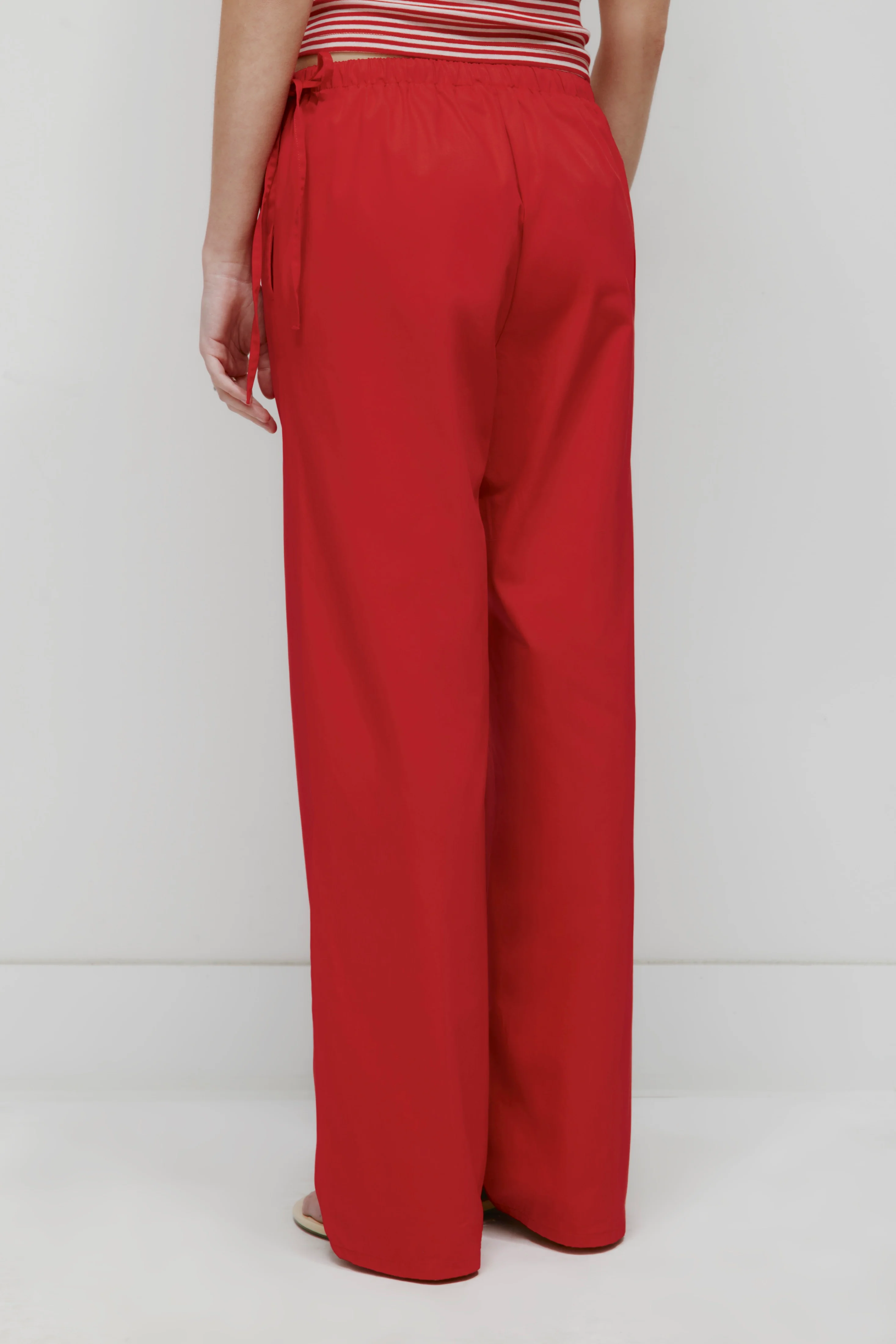 Women's Tara Poplin Pant in Salsa - Image 5
