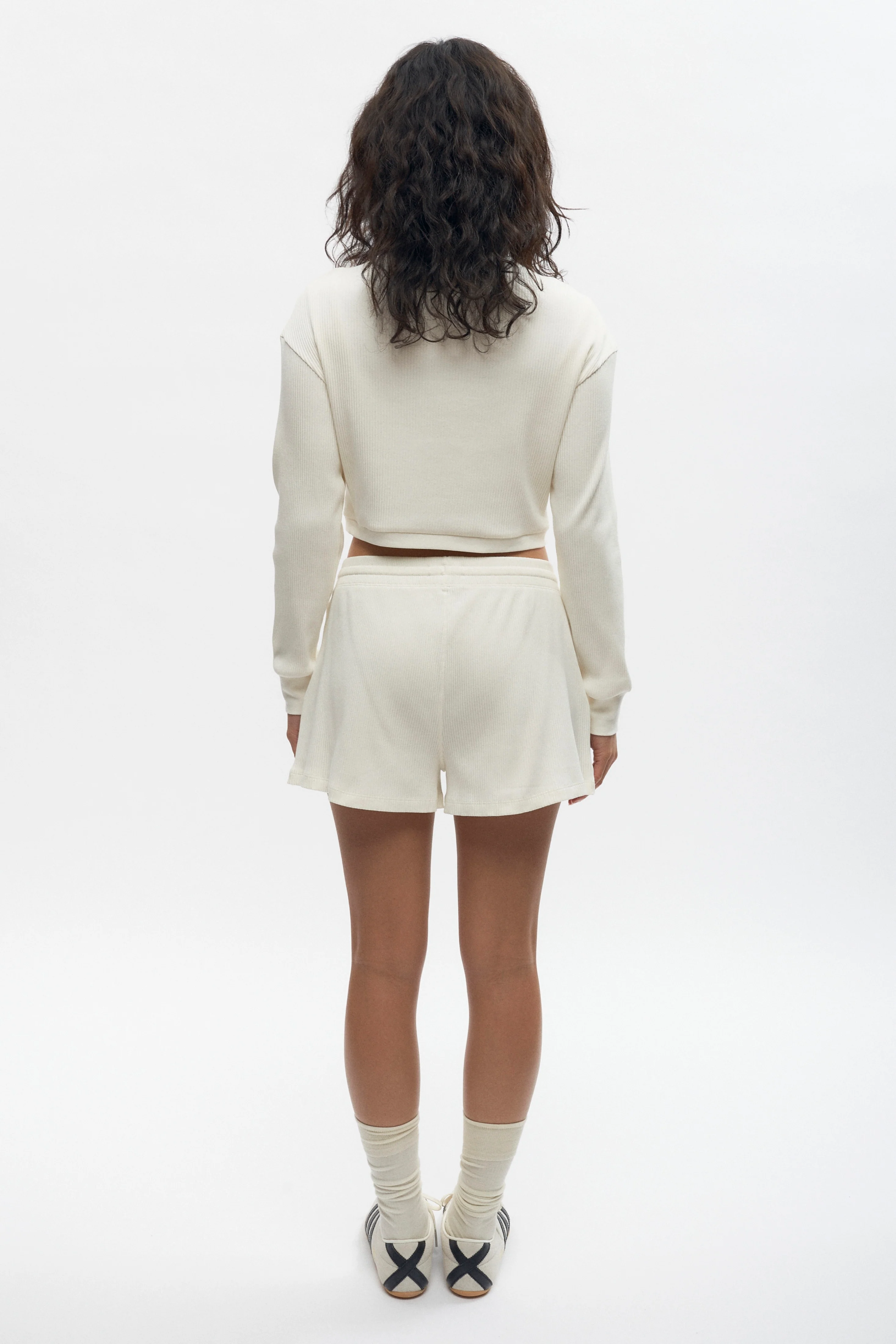 Women's Thebes Shorts in Marshmallow - Image 5