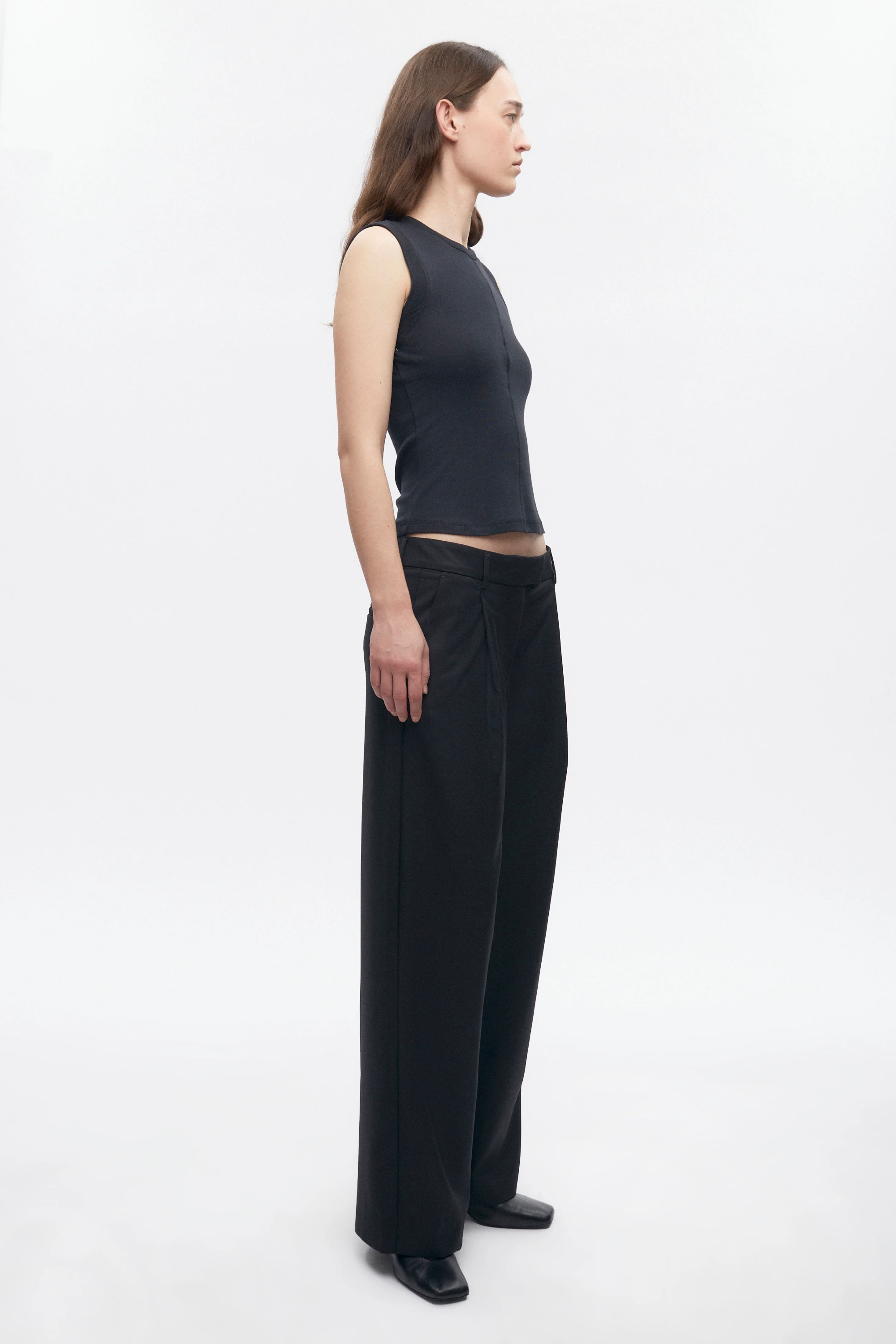 Women's Trace Tank in Black - Image 5