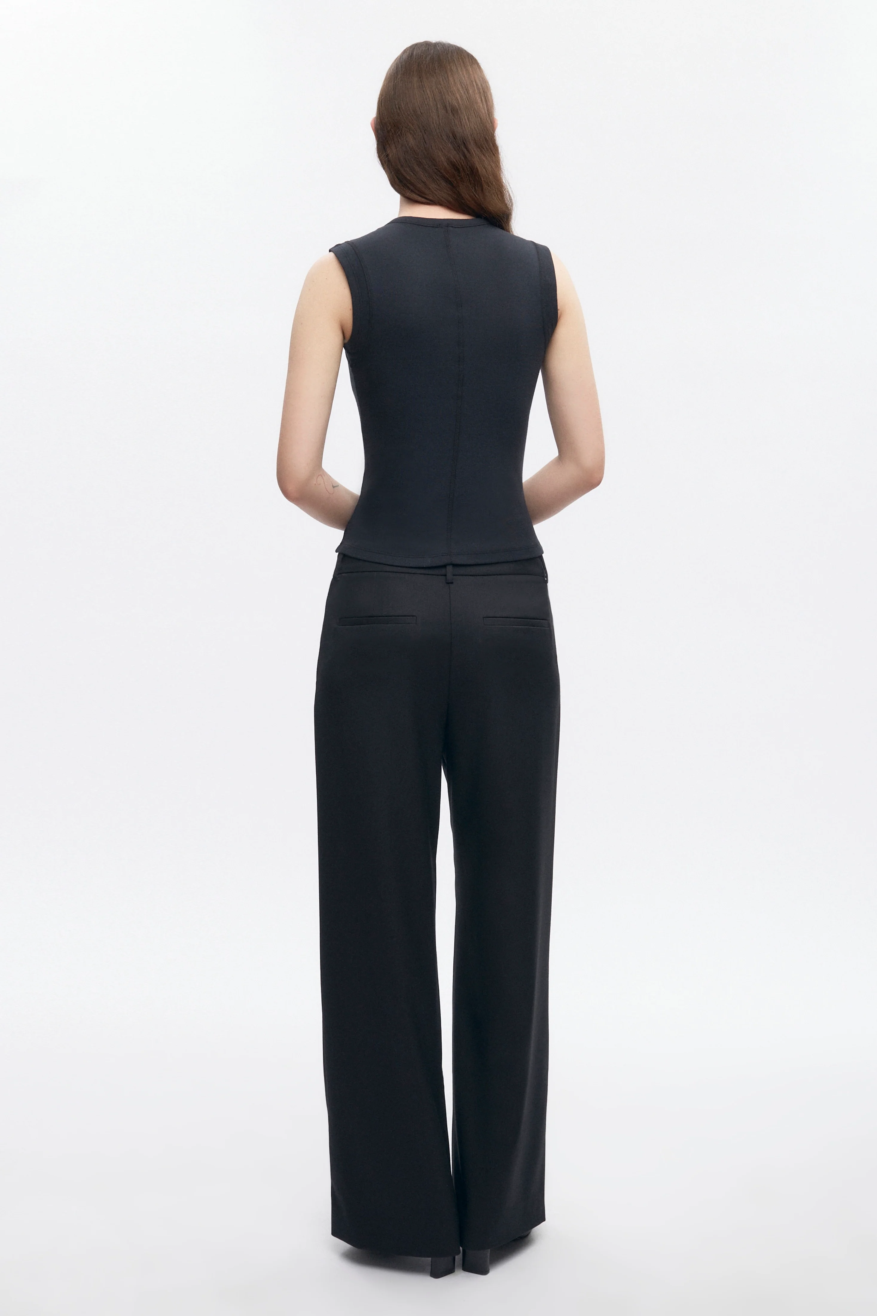 Women's Trace Tank in Black - Image 6