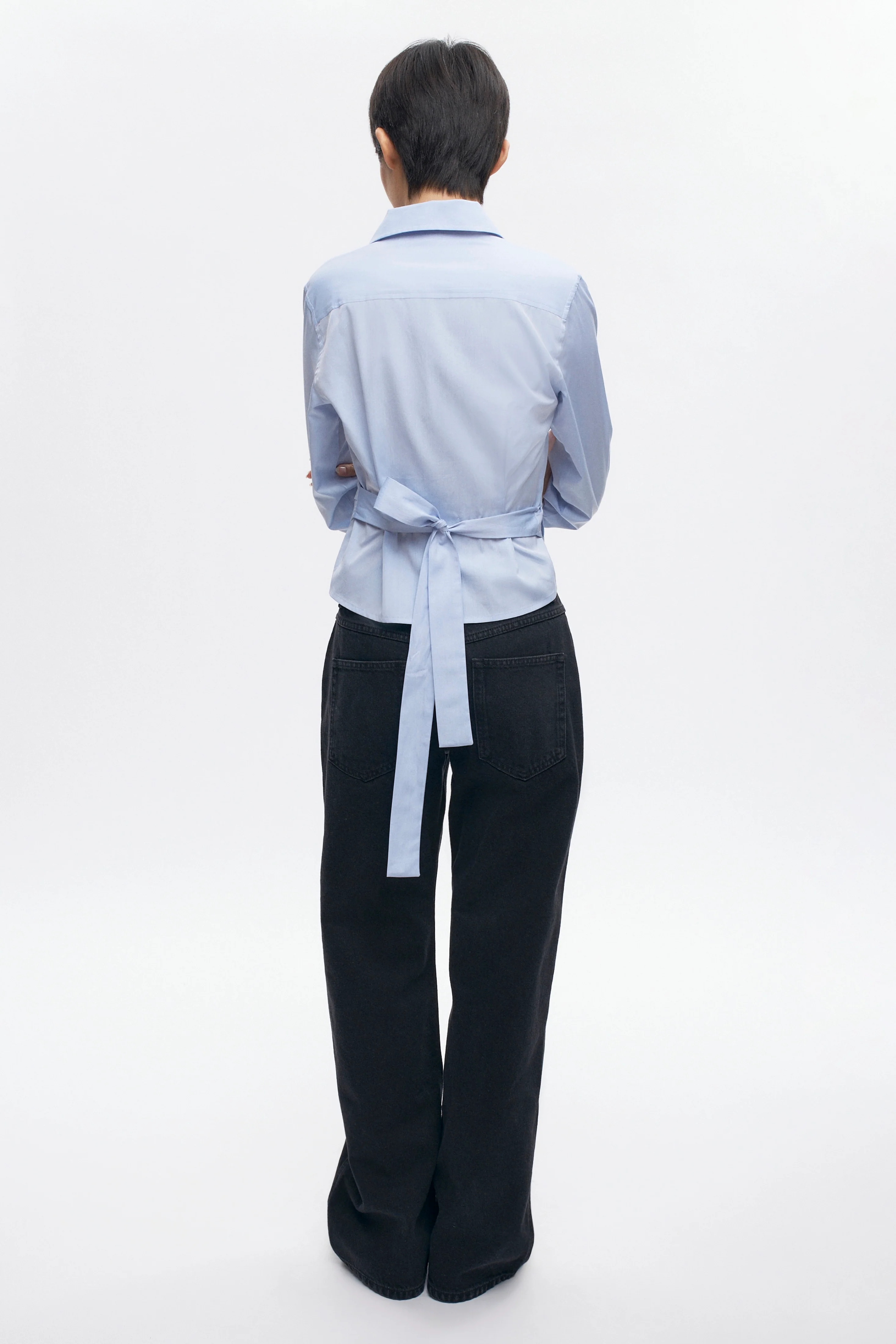 Women's Wrap Shirt in Air - Image 6