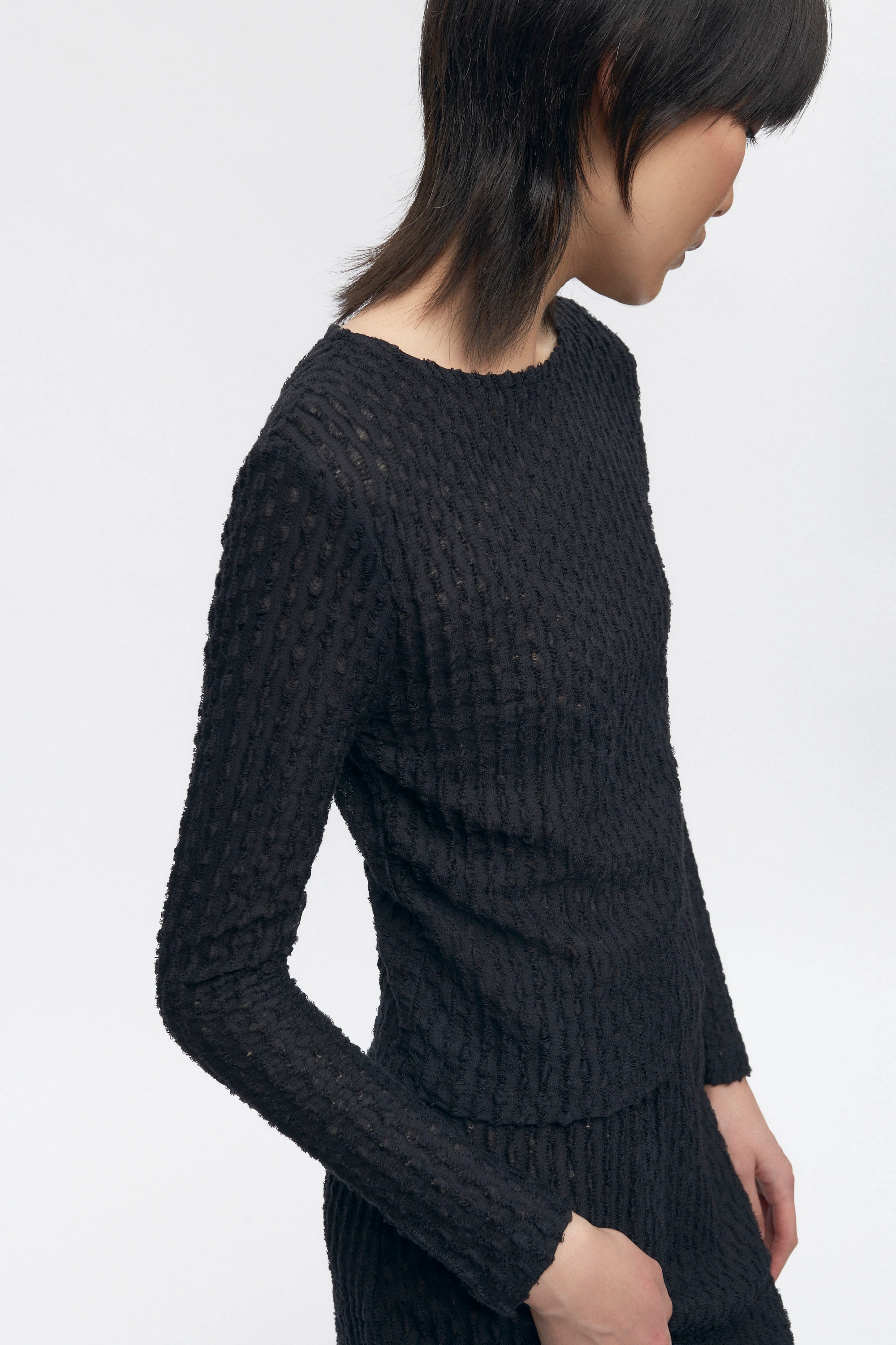 Women's Yasmina Top in Black - Image 3