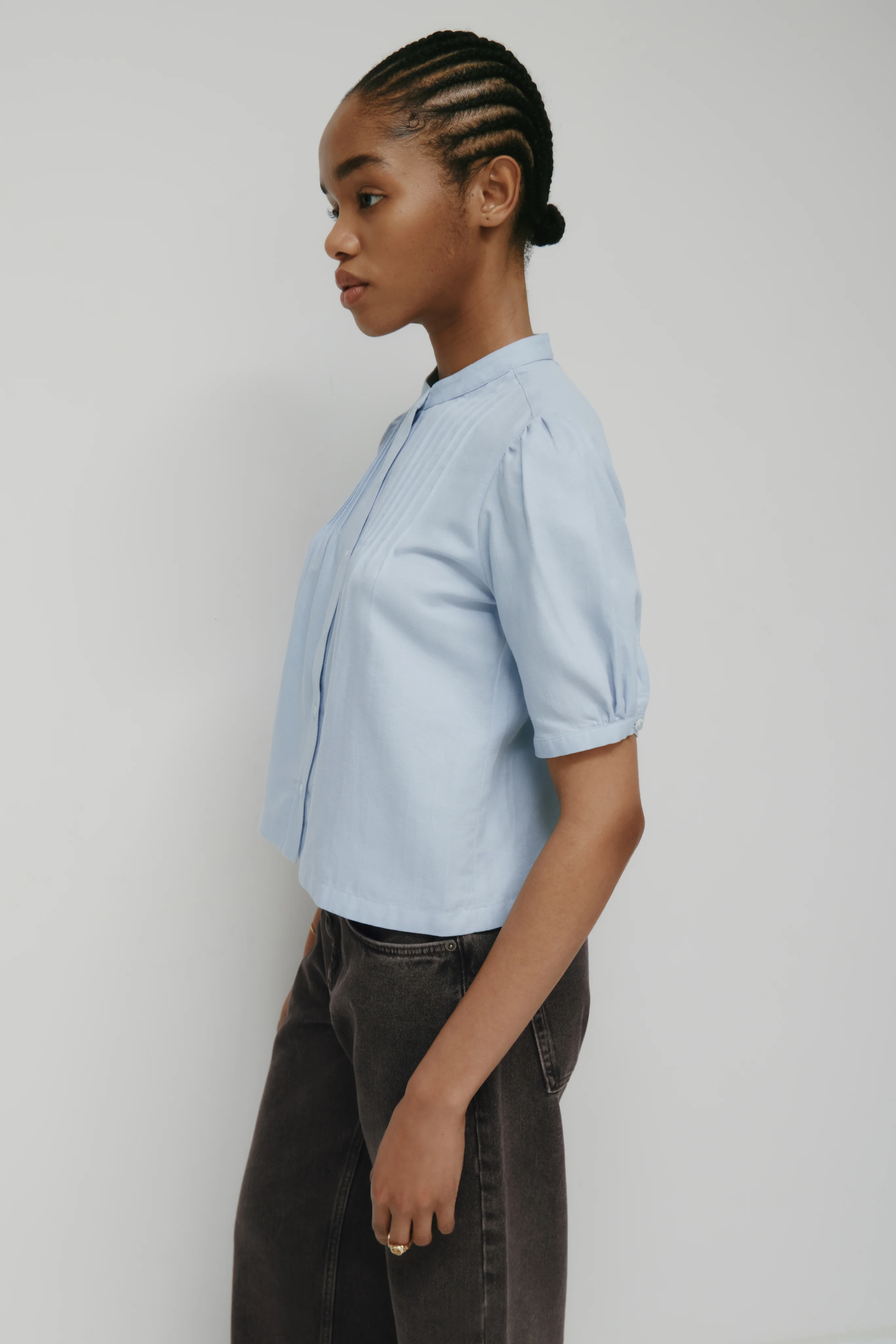 Women's Zayna Shirt in Blue Aura - Image 4