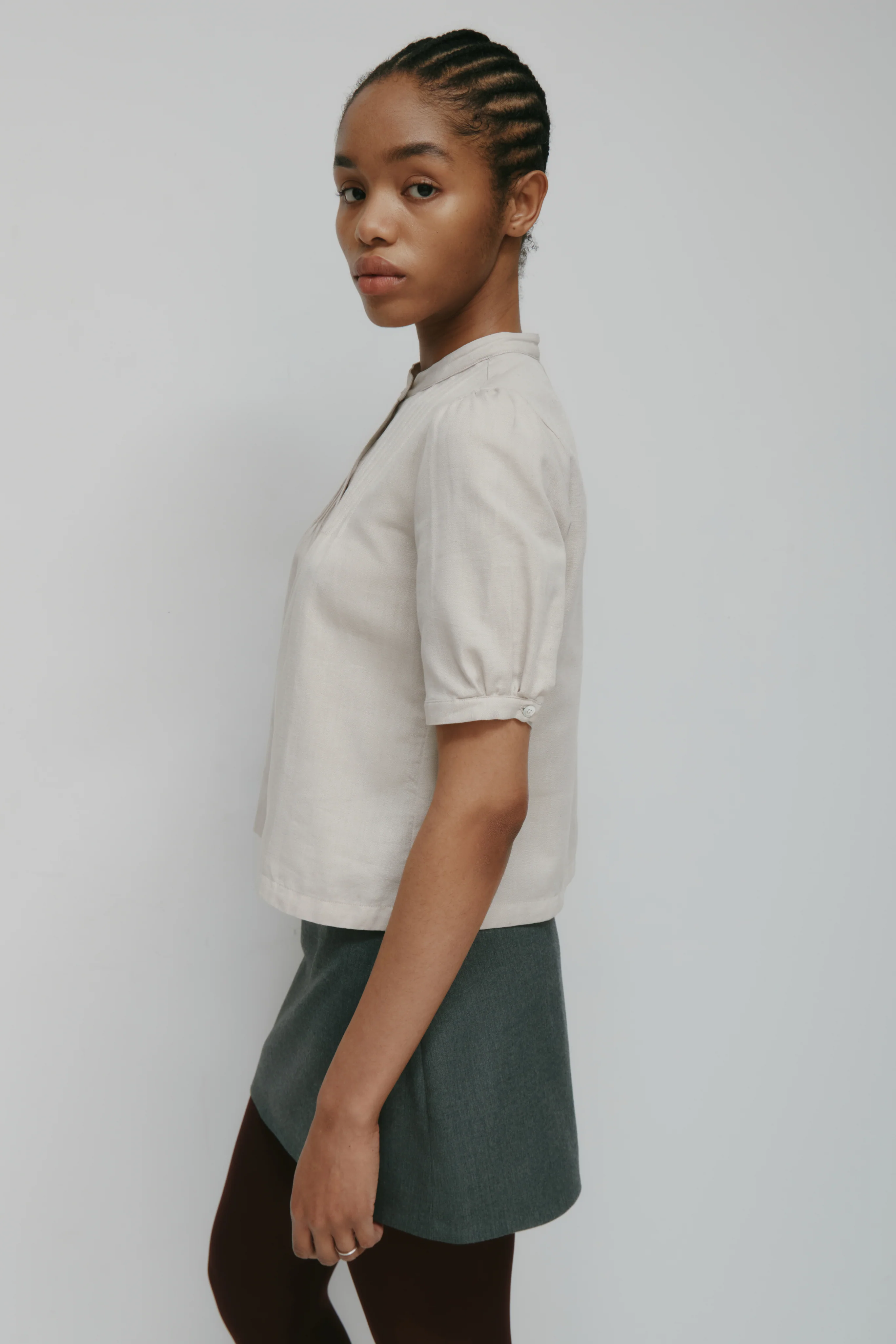 Women's Zayna Shirt in Natural - Image 3
