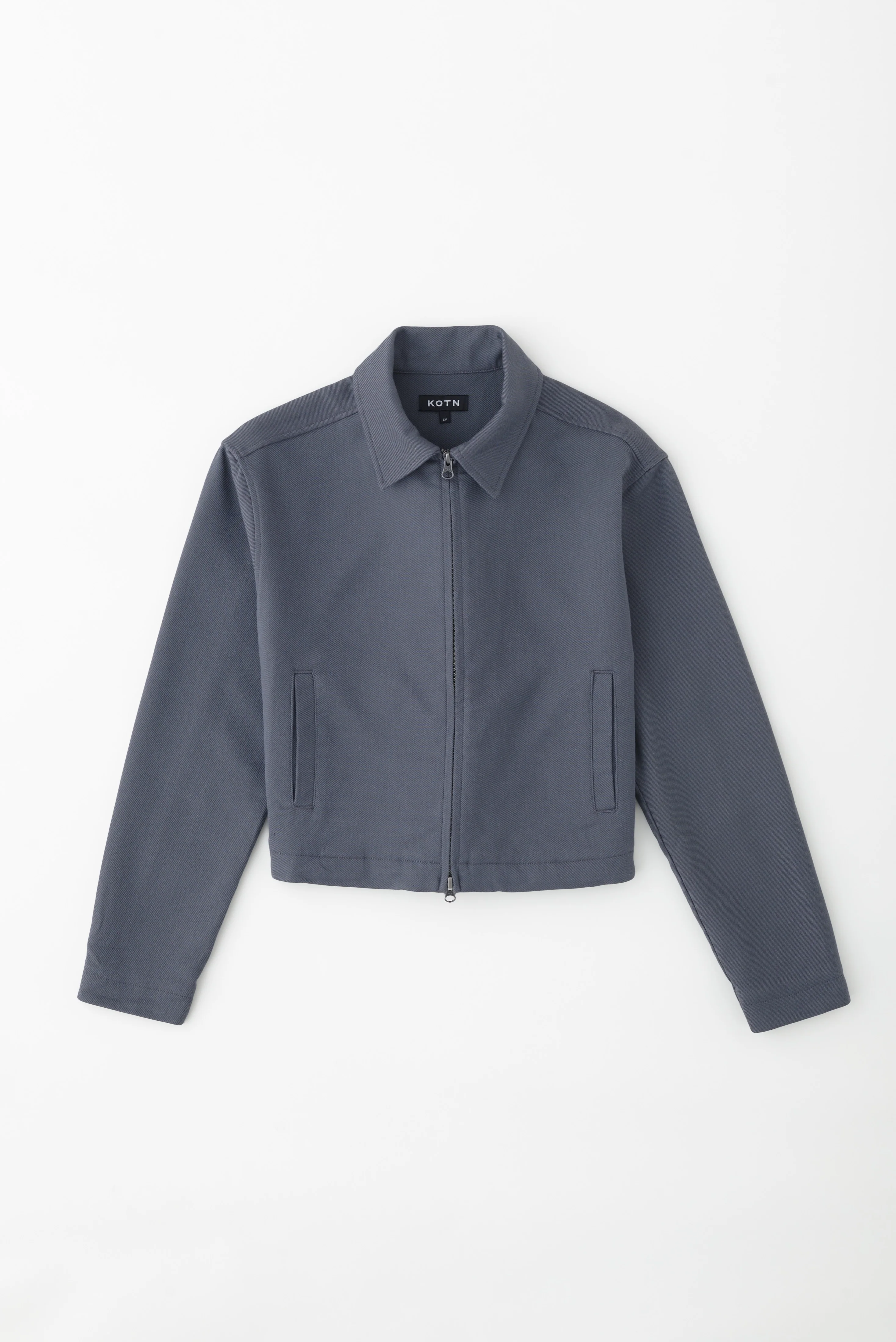 Women's Zip Up Jacket in Charcoal - Image 7
